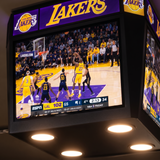 Close-up of a COURTBOX screen showing the game